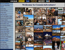 Tablet Screenshot of cosmicadventure.com